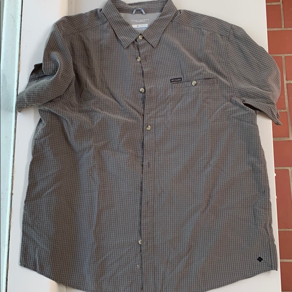 Columbia Omni-shade XXL short sleeve button shirt
